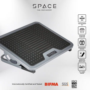 SPACE Ergonomic Footrest - 2 Years Official Warranty