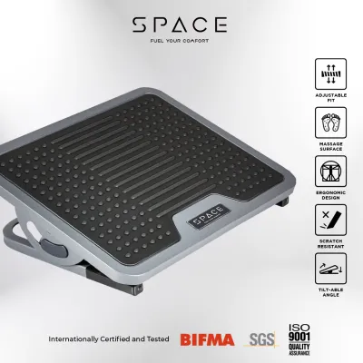 SPACE Ergonomic Footrest - 2 Years Official Warranty