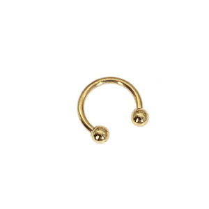 1Pc 1.2*8mm Captive Bead Ring BCR Punk Nose Ear Eyebrow Lip Nipple Clicker Septum Piercing Body Jewelry BTS Earrings