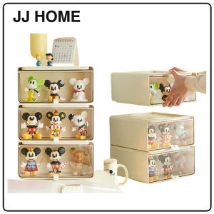 【JJ HOME】Desktop Figurine Storage Box / Pull Out Transparent Blind Box Display Drawer / Display Rack