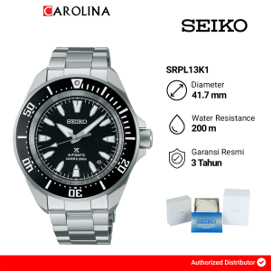 Jam Tangan Pria Seiko Prospex Sea SRPL13K1 Black Dial Silver Stainless Steel Band