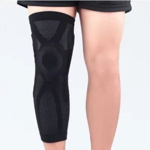 CHARMI Side Stabilizers Leg Compression Sleeve Patella Gel Pads Long Kneepad Knee Brace Support Sports Fitness Elastic Knee Protector Injury Recovery
