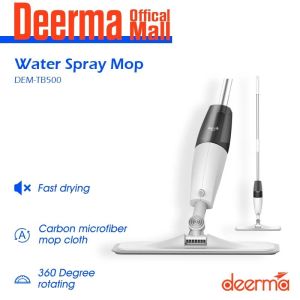 Deerma TB500 Water Spray Mop 360 Degrees Rotating 350mL Water Tank Mop & Cleaning Cloth