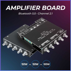 PENGIRIMAN CEPAT TKXEC Bluetooth 5.0 Amplifier Board 50Wx2+100W TPA3116D2 ZK TB21 / ampli mobil super bass 12v full bass truk 12 volt subwoofer sudah jadi mini rakitan / amplifier full bass subwoofer bluetooth mobil rakitan