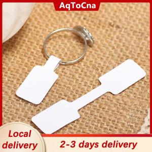 [COD] AqToCna Ship within 24 hours 100pcs White Price Label Tags with Hanging String Jewelry Stationery Shoes Cloth