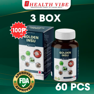 (2BOTTLES 120CAPSULES) Golden Insu for Diabetes for Low Blood Sugar Diabetic Support BUY 1 TAKE 1 By Dr Ong