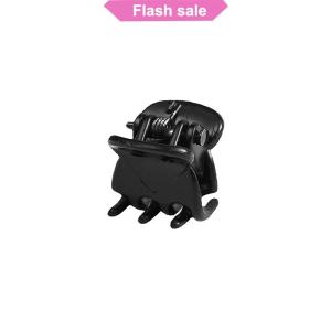 SHENHAO2🎀 10 Kẹp vuốt tóc cái lốc cho phụ nữ 1.0 1.5cm nhỏ màu nâu đen trong suốt bằng nhựa móng vuốt nhỏ trẻ em phụ kiện tạo kiểu tóc