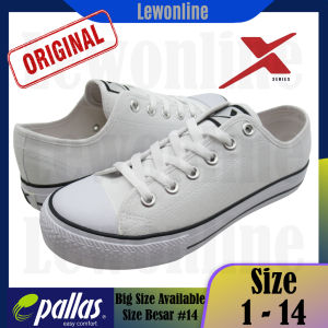 PALLAS X SERIES PX37204W WHITE School Shoe New Arrival 全新白色校鞋 Kasut sekolah putih kasuk baru