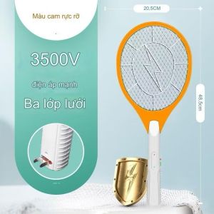 Vợt muỗi 2 Trong 1 thông minh kiêm đèn bắt muỗi tự động pin sạc tích điện cao cấp 1200 mah bảo hành 12 tháng