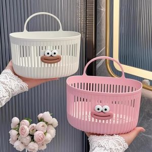 Combo 2c Giỏ Treo Tường Đa Chức Năng Cho Nhà Tắm Nhà Bếp Gió Đựng Đồ Meme Xinh Xắn Dễ Thương