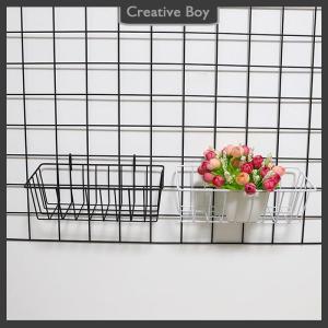 [Creative] Kim Loại Trang Trí Lưu Trữ Giỏ DIY Sắt Lưới Chậu Hoa Treo Kệ Tường Nghệ Thuật Gắn Khung Lưới Hiển Thị Giá Trang Trí Nội Thất