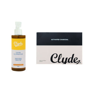Bundle A (Clyde Odor Eliminator + Clyde Activated Charcoal Shoe Inserts)