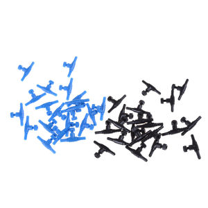 YAFEN 20Pcs 4mm Aquarium Fish Tank Adjust Air Line Tubing Volume Flow Control Valves Best Quality