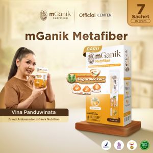 mGanik Metafiber 7 Sachet Yuzu - Suplemen Serat Diabetes Herbal Alami