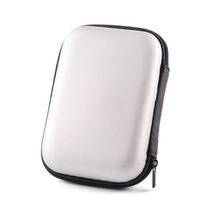 P-CUTE Portable Cable Organizer Pouch Case Carry Earphone Bag Storage Box 2.5" External HDD SSD Box Hard Drive Disk Case