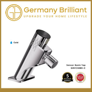 Germany Brilliant Keran Wastafel Pendek Cuci Tangan Sensor Otomatis Kran Air Dingin GBVCS08D Series
