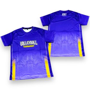 Baju Jersey Santai Volleyball Tournament VBT Fullprinting Atasan Voli Fullprint