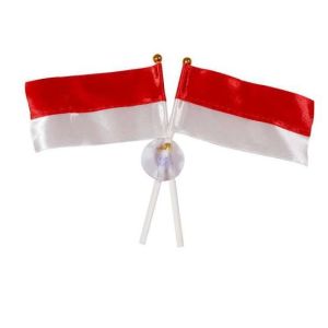 Tempelan kaca bendera Indonesia merah putih spesial DIRGAHAYU HUT RI