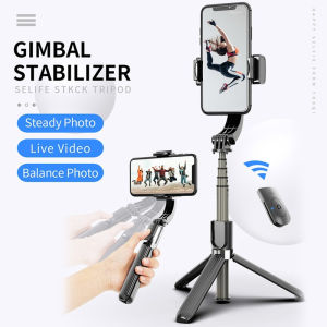 L08 Gimbal Stabilizer Selfie Stick Tripod Mobile Phone Stabilizer Anti Shake Handheld PTZ Video Shooting Vlog Tripod