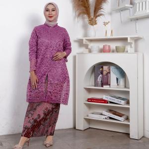 Baju Kebaya Tunik Brokat wanita / tunik brokat / kebaya tunik / brokat melayu / seragam brokat