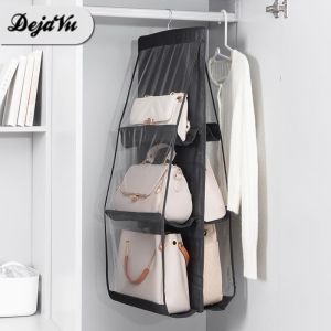 COD Dejavu Rak Gantung Tas 6&8 Sekat Gantungan Tas Bag Storage / Bag Organizer Tempat Penyimpanan Tas HDK301