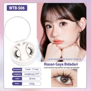 Wotabo Magnetic Eyelash Bulu Mata Palsu Magnetik Bulumata-S06