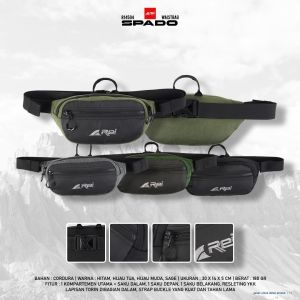 Tas Pinggang / Waist Bag Pria Spado Arei Outdoorgear