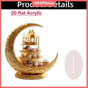 WHPHous 2D Evil Eye Tree Flat Acrylic Standing Tabletop Decor Arabic Architecture Camel Statue Figurine For Home Office Desk Ornament
