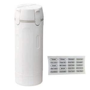 OOC Leak Proof Travel Refillable Bottles Set Reusable 4 in 1 Empty Bottle Kit Easy To Clean Portable Pump Lotion Bottles Business Trip