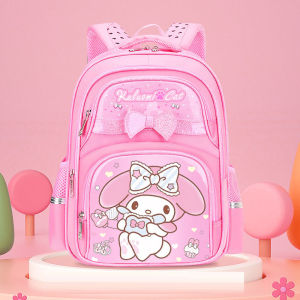 NALLCHEER กระเป๋านักเรียนกันน้ำความจุใหญ่ ลำลอง กันน้ำ ทนต่อการสึกหรอ น้ำหนักเบา กระเป๋าเด็ก กระเป๋านักเรียนหญิงประถม กระเป๋าอนุบาล เกรด1-6th กระเป๋านักเรียนหญิง