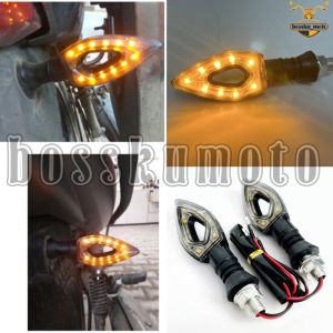 1 SET UNIVERSAL MOTORCYCLE BIKE LED TURN SIGNAL BLINKER AMBER LIGHT INCATOR BULB