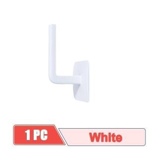 Hat Rack L-Shape Hook Wall-Mounted Holder Self-Adhesive Multifunction Cap Hanging Storage Organizer for Kitchen Bathroom