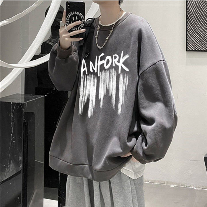 Hoodie Boys Korean Hooded Oversized Ready Stock Couple Clothes Men