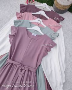 Gamis Terbaru 2022 Termurah: AIYU SWEET DRESS & Busui Friendly