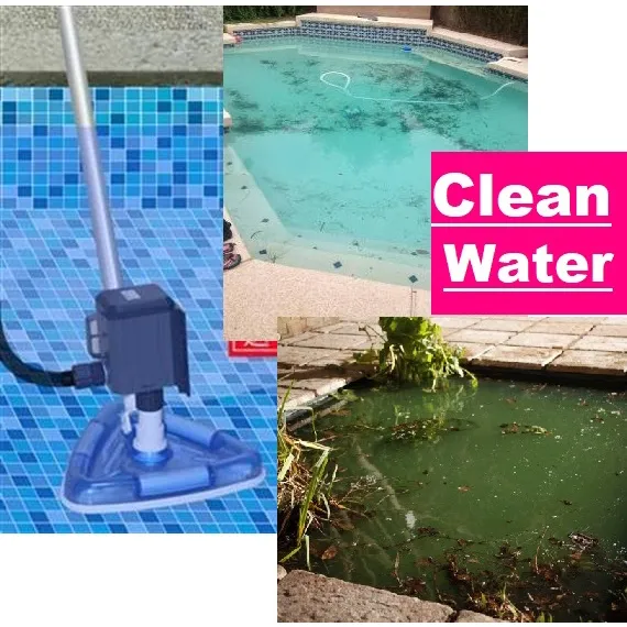 105W STRONG Swimming Pool Vacuum, Water Vacuum, POWERFUL Pool Cleaner, Water Suction Pump