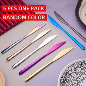 Creative Stainless Steel Cutlery Knife Steak Knife Knives Kitchen Utensils Tableware Flatware Dinnerware Kutsilyo