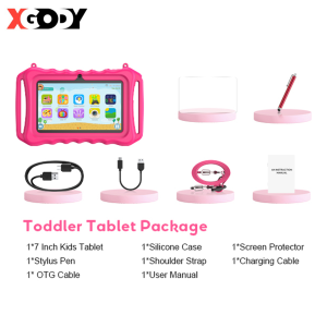 XGODY T702 Pro-MAX kids Tablet 7 Inch WiFi Childrens Tablet 32GB Android Tablet Childrens Dual Camera Educational Game Parental Control with YouTube Netflix