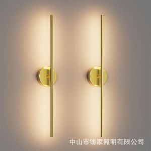 Trendy Wall Lamp Bedroom Bedside Lamp Detachable Mobile Background Wall Staircase Long Strip Split Rechargeable Wall Lamp