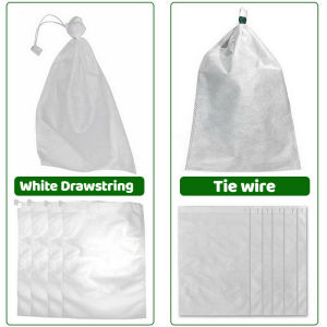 100pcs Non Woven Fruit Bag Bird Insect Proof Waterproof Breathable Ventilate Fruits and Vegetables Protection