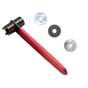 LITTLEX 2 trong 1 Cờ lê tháo lắp máy mài Đa chức năng Phát hành nhanh Cờ lê máy mài góc Phụ kiện dụng cụ điện Vận hành dễ dàng Cờ lê bốn chấu Sửa chữa máy mài góc