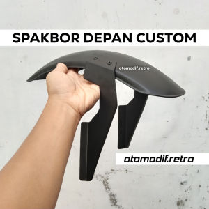 SPAKBOR DEPAN CUSTOM SELEBOR MODEL XSR155 Untuk Semua Motor Spakbor W175 Spakbor Motor Custom Caferacer Scrambler
