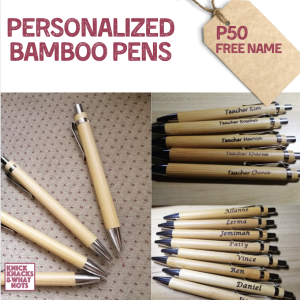 Personalized Bamboo Pen with Name Engraved