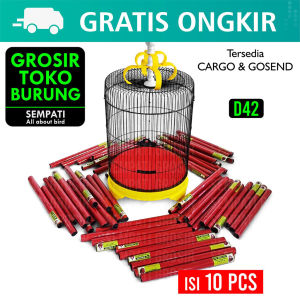 SEMPATI GROSIR Karpet Sangkar Kandang Burung Murai D42 Isi 10 Pcs Alas Lantai Dasar Tebok Bawah Sangkar Bulat Tatakan Kotoran Burung Murai Batu