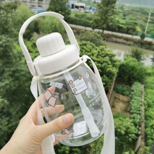 ⚡️พร้อมส่ง⚡️กระบอกน้ำสุดฮิต ขวดน้ำต้าวอ้วน พกพาง่าย ขวดน้ำกันลืมดื่มน้ำ สีพาสเทลสวยมากก กระบอกน้ำสีสันน่ารัก A620**