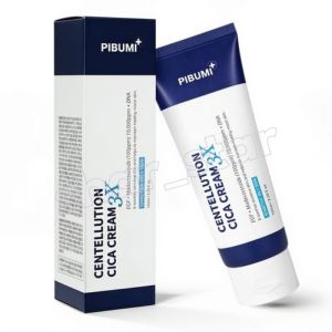 Pibumi Centellution Cica Cream 3X for Oily Combination Skin 100ml Blemish Soothing Brightening Cream