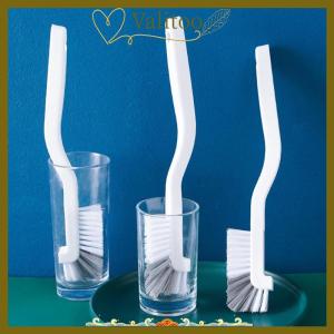 [Valitoo] Narrow Cup Brush Long Handle Small Brush For Fish Tank Straw Baby Milk Bottle Gap Glass Cleaning Brush Kitchen Tools