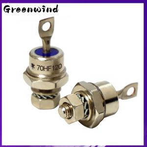 【Greenwind】 70HF120 Spiral Rectifier Diode 1200V 70A 70HFR120 Blocking Diode Chassis Stud Mounting Replacement for Battery