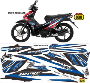 Stiker Striping Honda Revo Absolute Variasi Decal ARS01 GLOSSY Semua Ready