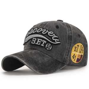 Topi Baseball Pria Wanita Cap Bordir Brooklyn 1947 Model Wash Denim Terlaris