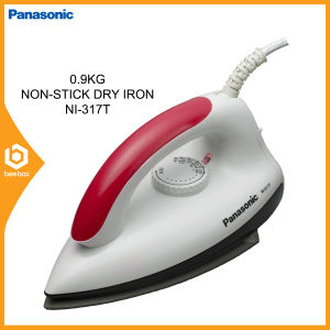 Panasonic Iron NI-317T (1000W 0.9Kg) Non-Stick Coat Dry - Assorted Color